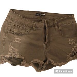 Fashion Nova Military Green Shorts